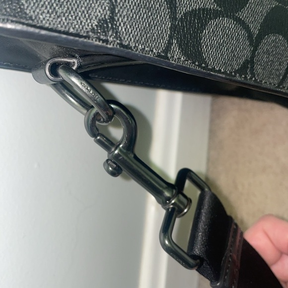 Coach Black Signature Graham Pattern Tote C3232 - Picture 8 of 8